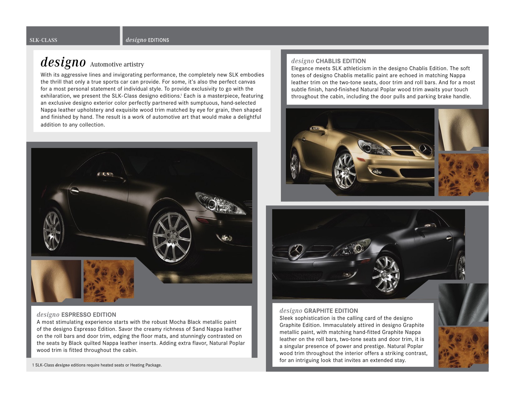2005 Mercedes-Benz SLK Brochure Page 4